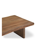 Moe's Home Collection Lila Rustic Coffee Table with Solid Acacia Wood