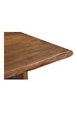 Moe's Home Collection Lila Rustic Dining Table with Solid Acacia Wood