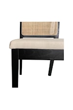 Moe's Home Collection Orville Contemporary Rattan Back Dining Chair 