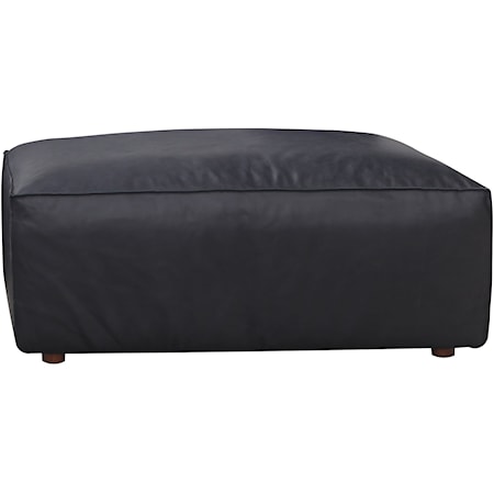 Leather Ottoman