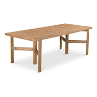 Contemporary 88" Mango Wood Dining Table