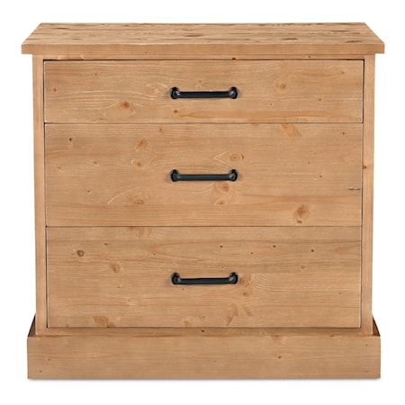 3-Drawer Nightstand