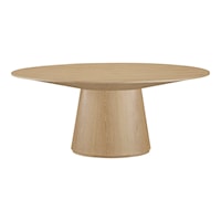 Contemporary Oval Dining Table