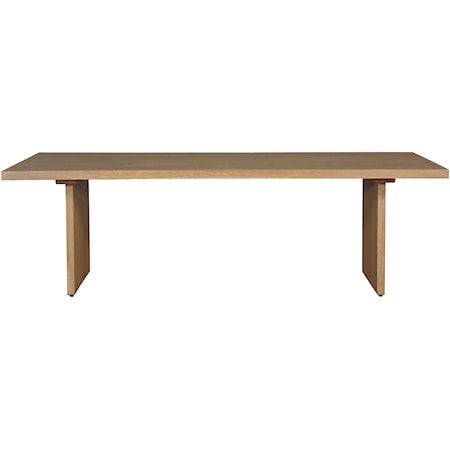 Solid Oak Rectangular Dining Table