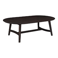 Contemporary Oval Coffee Table