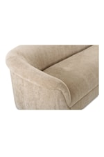 Moe's Home Collection Thora Contemporary Sofa with Rolled Arms