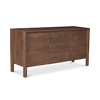 Contemporary Storage Sideboard with Adjustable Shelving
