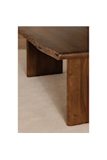 Moe's Home Collection Lila Rustic Dining Table with Solid Acacia Wood