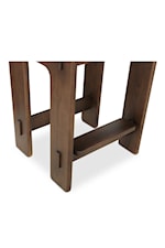 Moe's Home Collection Ashby Contemporary Stool with Detailed Wood Joinery