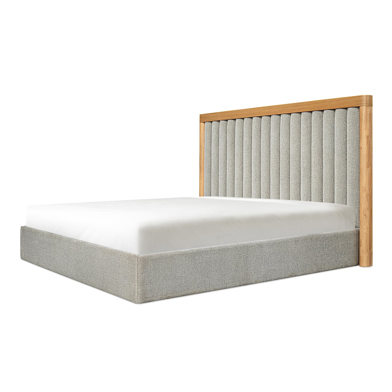 Moe's Home Collection Nina Upholstered King Panel Bed