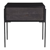 Contemporary 1-Drawer Side Table