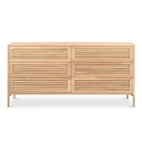 Contemporary 6-Drawer Dresser