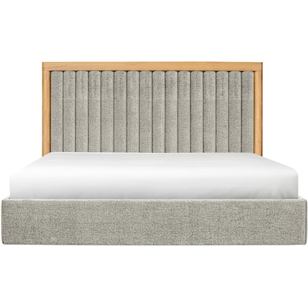 Upholstered Queen Panel Bed