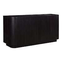 Contemporary 4-Door Sideboard with Adjustable Shelves