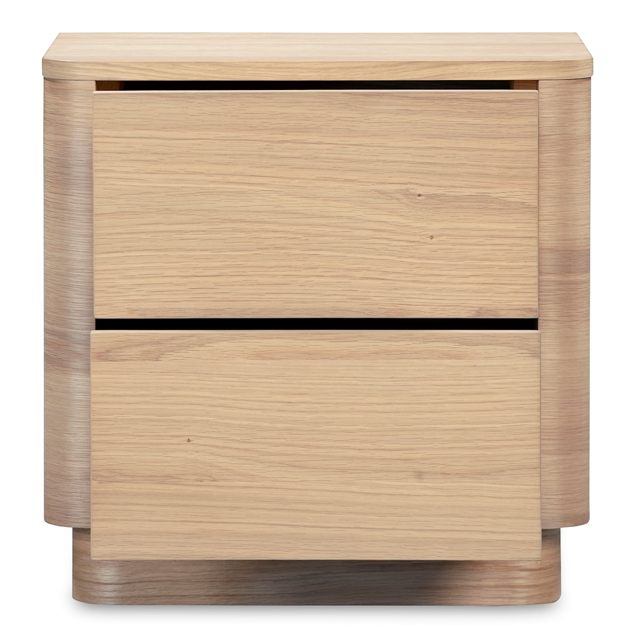 Moe's Home Collection Round Off 2-Drawer Nightstand