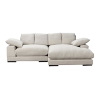 Contemporary Sahara Sectional with Flip-Style Chaise