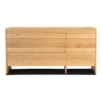 Contemporary 6-Drawer Dresser