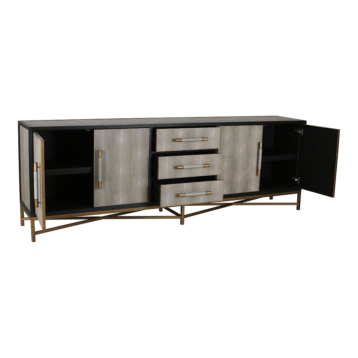 Moe's Home Collection Mako Large Solid Oak Sideboard