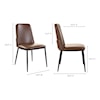 Moe's Home Collection Douglas Leather Dining Chair