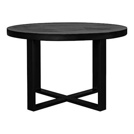 Contemporary Round Outdoor Dining Table