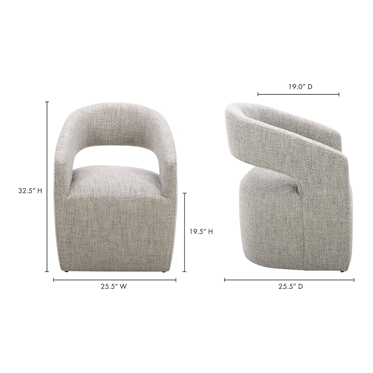 Moe's Home Collection Barrow Dining Chair