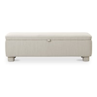Contemporary Upholstered Storage Bench