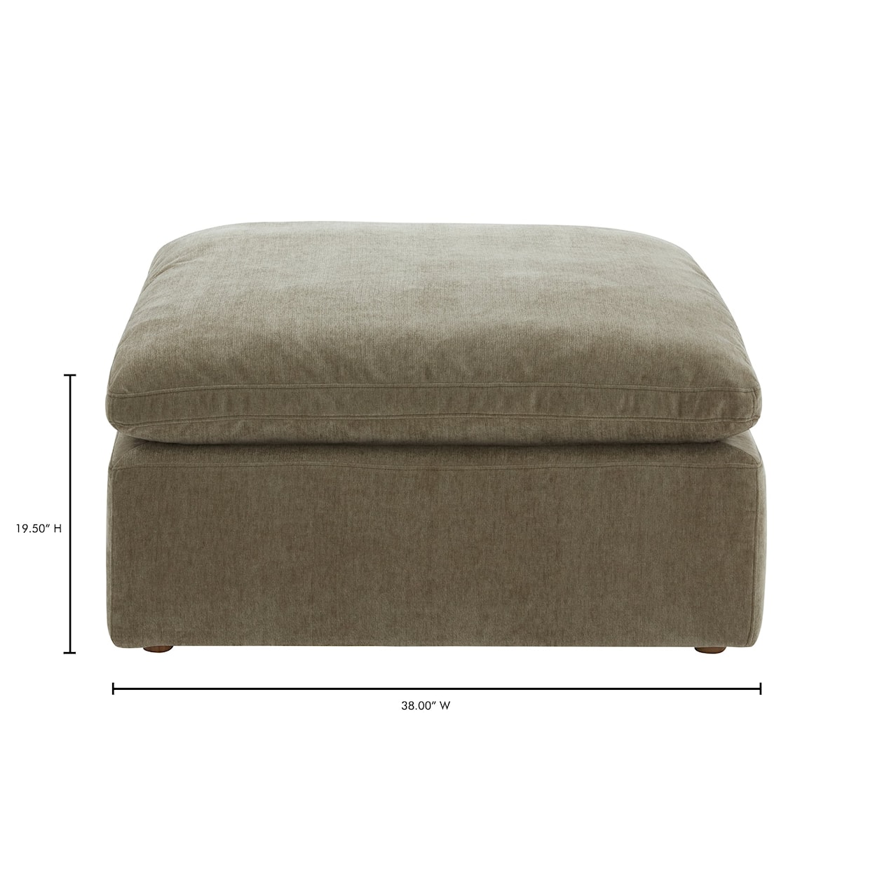 Moe's Home Collection Terra Ottoman