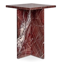 Contemporary Marble Accent Table