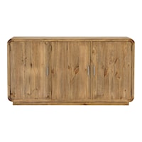 Rustic 3-Door Sideboard