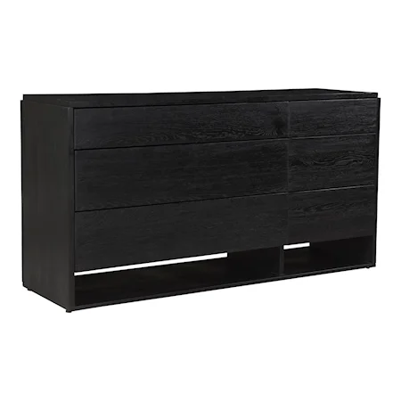 Contemporary 6-Drawer Dresser