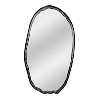 Contemporary Oval Mirror