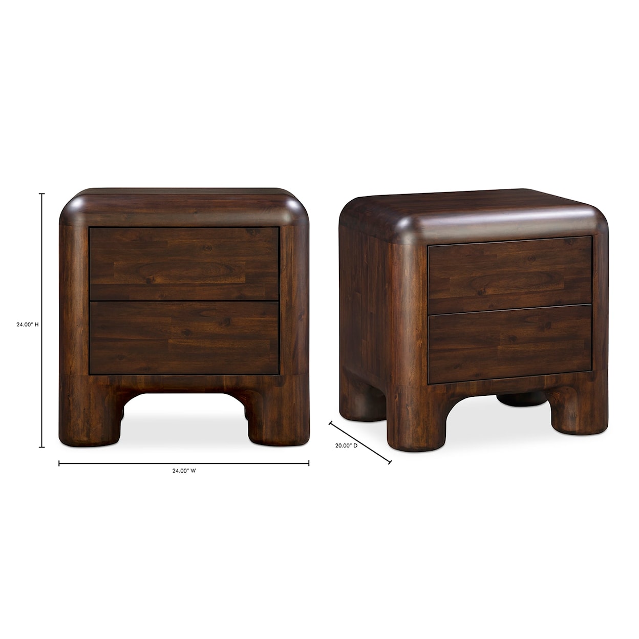 Moe's Home Collection Rowan Nightstand