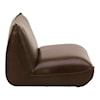 Moe's Home Collection Zeppelin Leather Slipper Chair