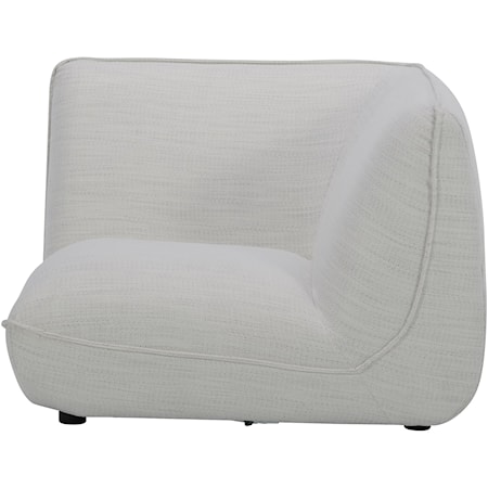 Stone White Corner Chair
