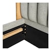 Moe's Home Collection Nina Upholstered King Panel Bed