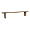 Moe's Home Collection Koshi Solid Oak Rectangular Dining Bench