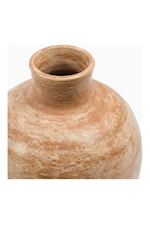 Moe's Home Collection Dos 16-Inch Beige Terracotta Vase 