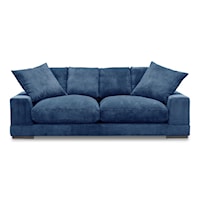 Contemporary 3-Seat Sofa with Protective Leg Glides