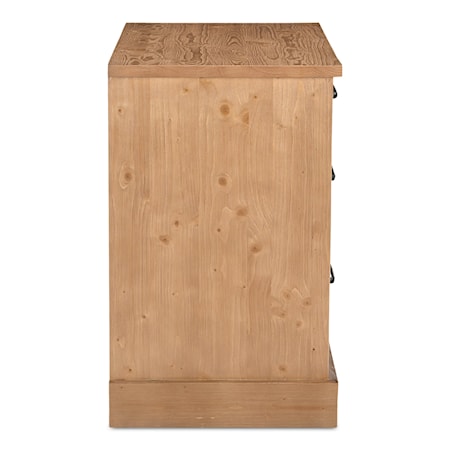 3-Drawer Nightstand