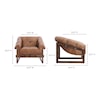 Moe's Home Collection Bellos Leather Accent Chair