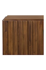 Moe's Home Collection Lincoln Mid-Century Modern Sideboard with Overlapping Wooden Panels