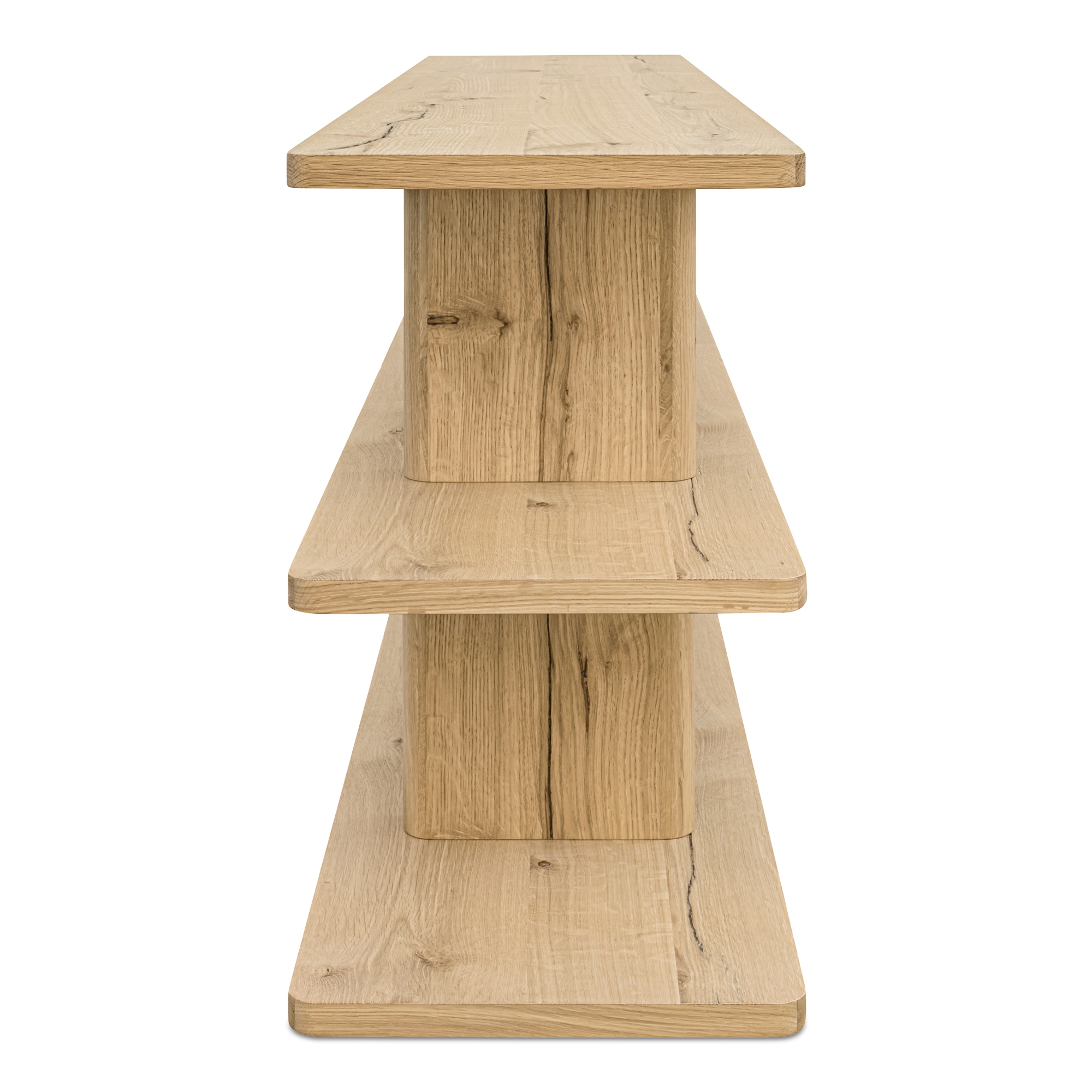 Small Solid Oak Bookcase