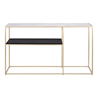 Contemporary Mable Console Table