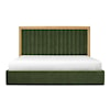 Moe's Home Collection Nina Upholstered King Panel Bed