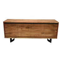 Industrial  4-Door Sideboard