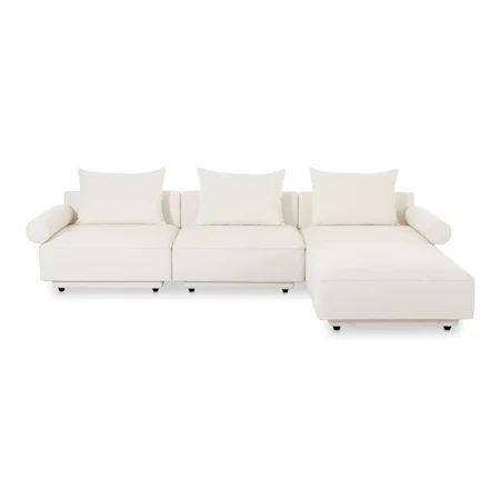 Contemporary 4-pc. Lounge Sectional with Ottoman