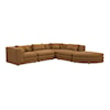 Moe's Home Collection Lowtide 5-Piece Sectional Sofa