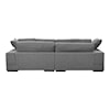 Moe's Home Collection Plunge Grey Sectional with Flip-Style Chaise