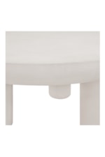 Moe's Home Collection Rocca Contemporary Round Coffee Table with Three Pillar Base