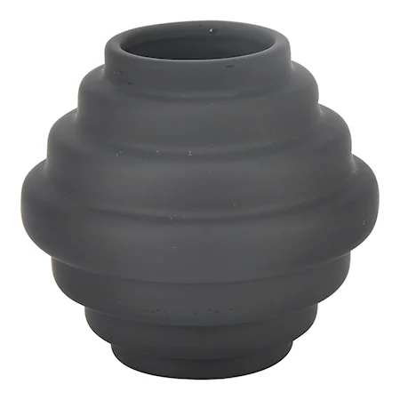 Ceramic Black Stoneware Vase